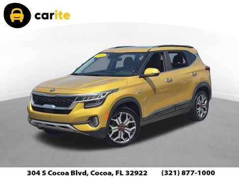 Used 2021 Kia Seltos SX w/ SX Sunroof Package AWD/4WD image 1