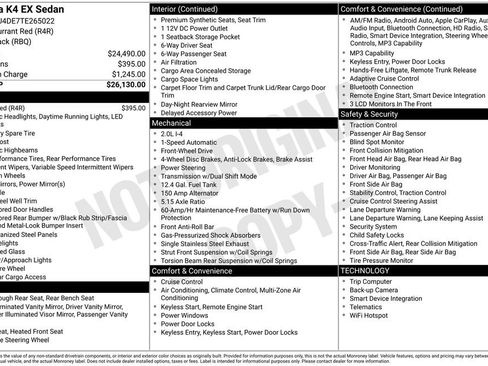 Used 2026 Kia K4 EX image 5