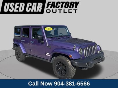Used 2016 Jeep Wrangler Unlimited Sahara