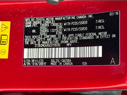 Used 2016 Lexus RX 350 F Sport w/ Cold Weather Package AWD/4WD image 44