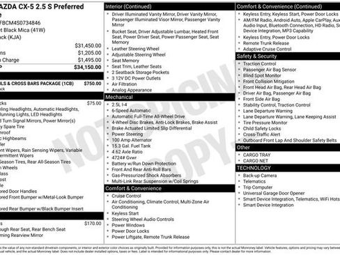 Used 2025 MAZDA CX-5 AWD 2.5 S image 5