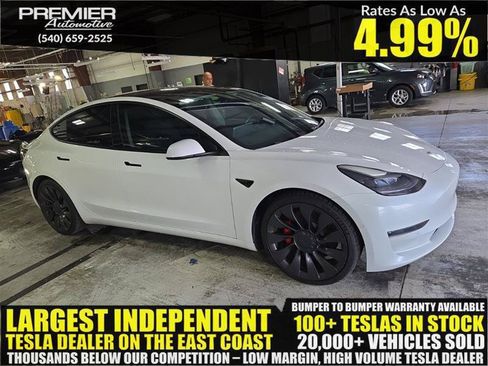 Used 2021 Tesla Model 3 Performance AWD/4WD image 1
