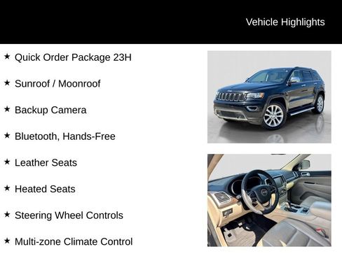 Used 2017 Jeep Grand Cherokee Limited AWD/4WD image 6