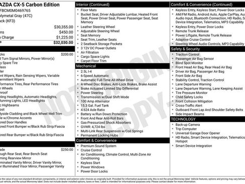 Used 2021 MAZDA CX-5 Carbon Edition image 2