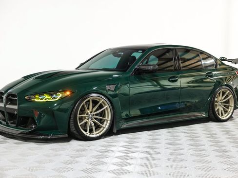 Used 2024 BMW M3 w/ Parking Assistance Package RWD image 25