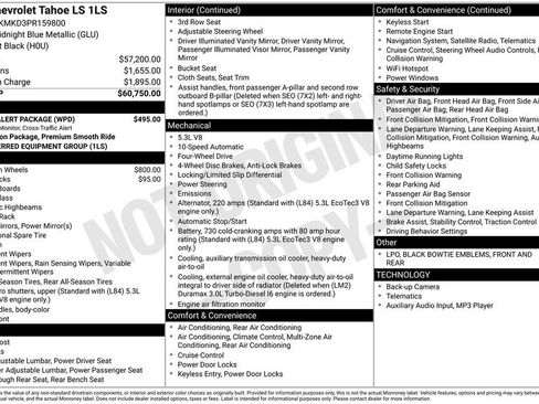 Used 2023 Chevrolet Tahoe LS w/ Driver Alert Package image 29