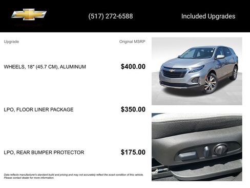 Certified 2024 Chevrolet Equinox LT w/ LPO, Floor Liner Package FWD image 15