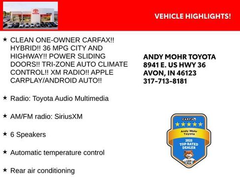 Used 2025 Toyota Sienna LE FWD image 2