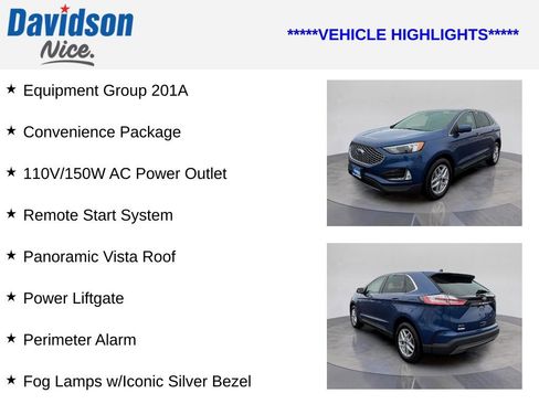 Certified 2023 Ford Edge SEL w/ Convenience Package AWD/4WD image 4