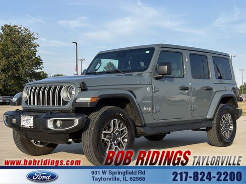 Used 2024 Jeep Wrangler Sahara w/ Dual Top Group image 1