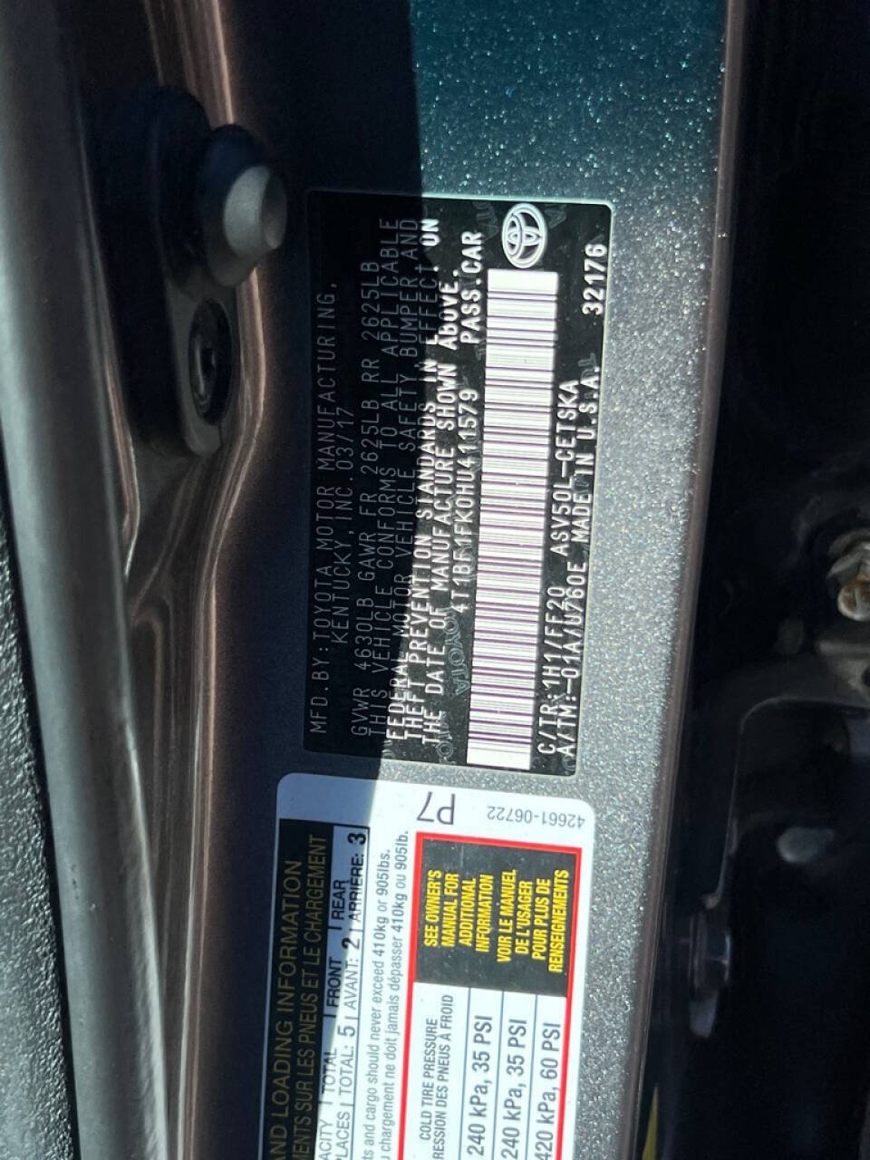 Used 2017 Toyota Camry SE FWD image 18