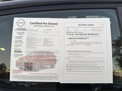 Certified 2024 Nissan Altima 2.5 S image 12