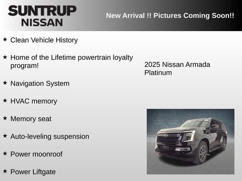 Used 2025 Nissan Armada Platinum w/ Convenience Package AWD/4WD image 6