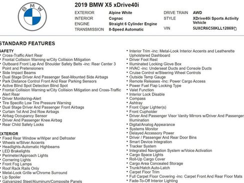 Used 2019 BMW X5 xDrive40i w/ M Sport Package image 19