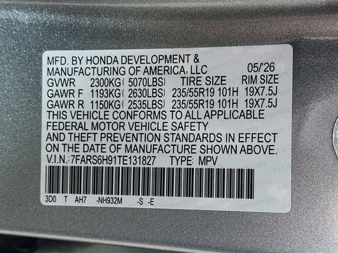 New 2026 Honda CR-V Sport Touring image 32