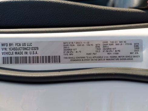 Used 2022 Dodge Durango R/T w/ Blacktop Package image 63