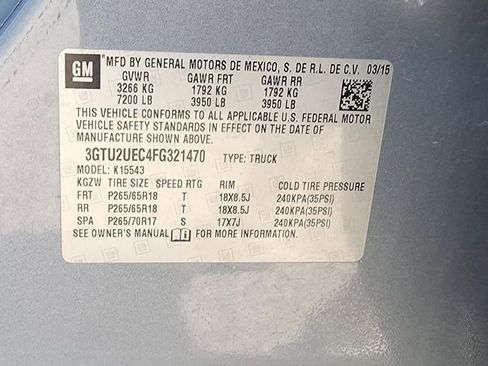 Used 2015 GMC Sierra 1500 SLE w/ SLE Value Package AWD/4WD image 13