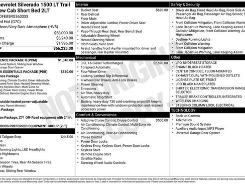 Used 2024 Chevrolet Silverado 1500 LT Trail Boss w/ Convenience Package II AWD/4WD image 1