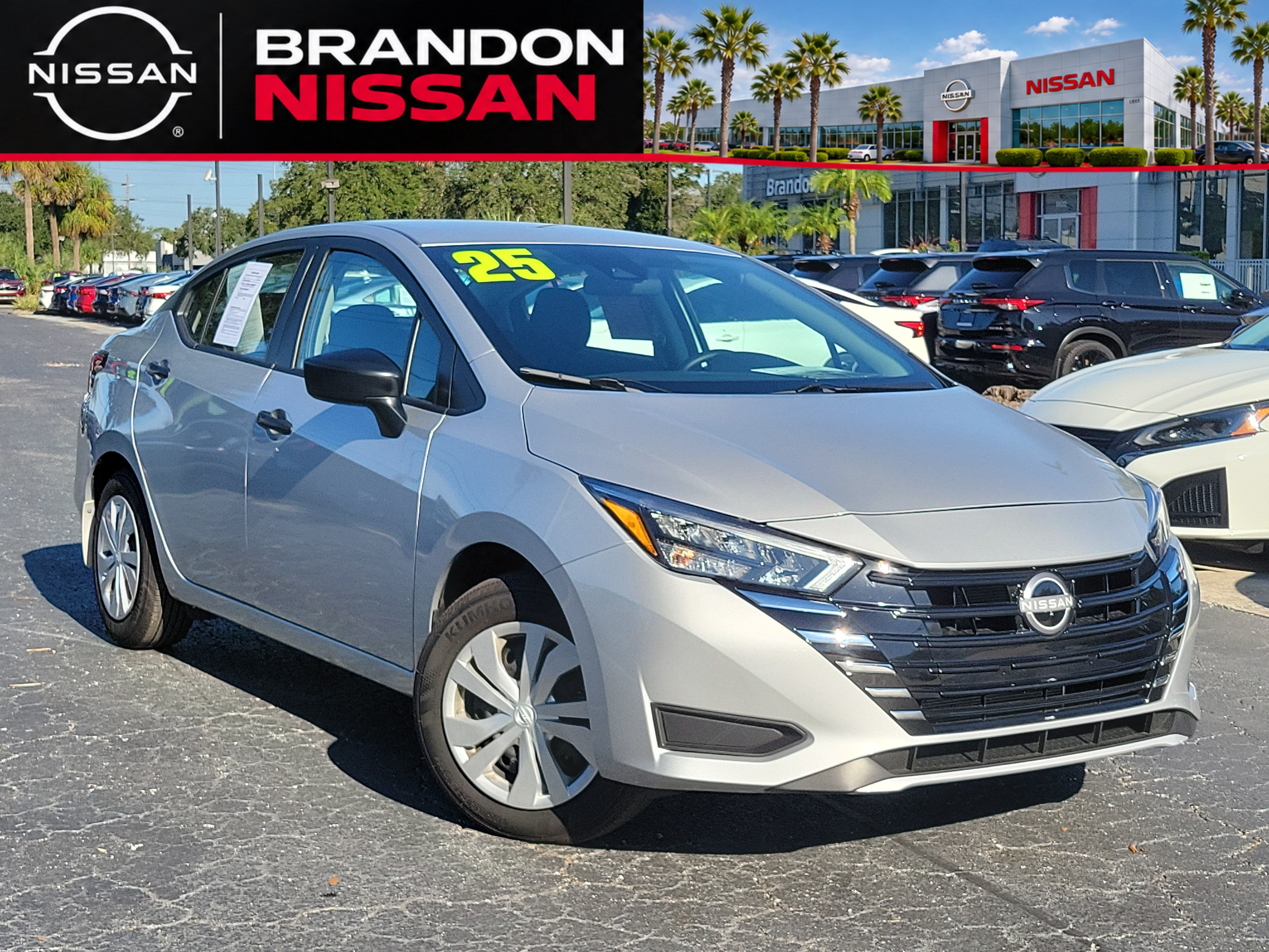Used 2025 Nissan Versa S w/ Trunk Package FWD image 1