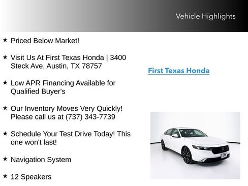 Used 2025 Honda Accord Touring image 10