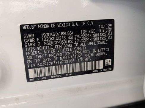 New 2026 Honda HR-V EX-L image 36