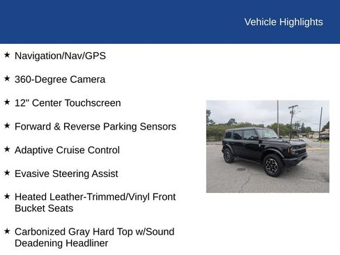 Certified 2023 Ford Bronco Outer Banks AWD/4WD image 32