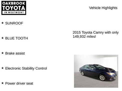 Used 2015 Toyota Camry LE image 7