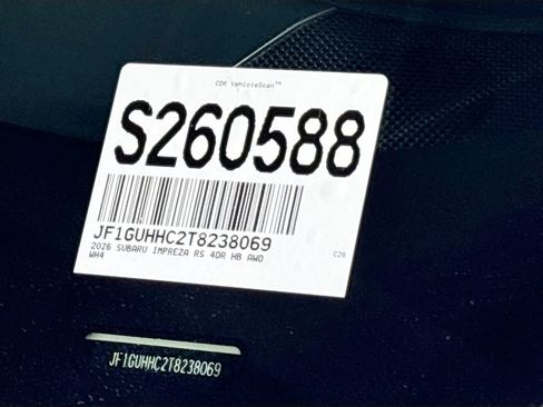 New 2026 Subaru Impreza RS image 24