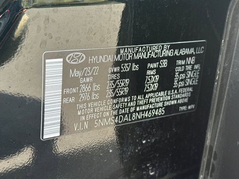Used 2022 Hyundai Santa Fe Limited AWD/4WD image 30
