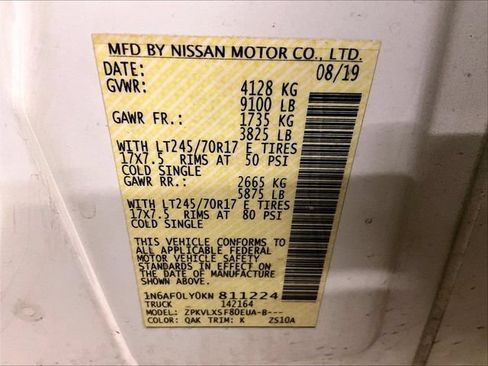Used 2019 Nissan NV 2500 SV RWD image 30