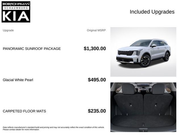 Certified 2025 Kia Sorento S w/ Panoramic Sunroof Package FWD image 4