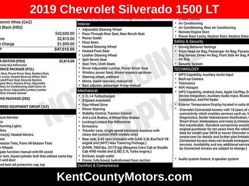 Used 2019 Chevrolet Silverado 1500 LT w/ All-Star Edition AWD/4WD image 1