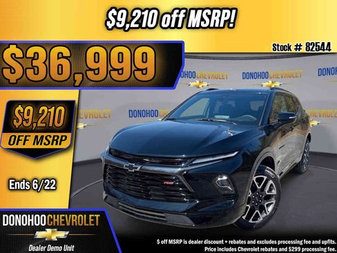 New 2025 Chevrolet Blazer RS w/ Driver Confidence II Package FWD image 1