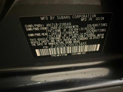 Certified 2024 Subaru Crosstrek 2.0i Premium image 37
