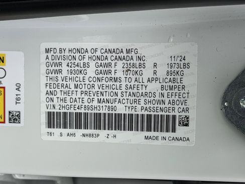 Used 2025 Honda Civic Sport image 29