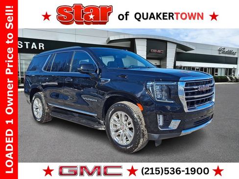 Certified 2022 GMC Yukon SLT w/ SLT Premium Package AWD/4WD image 1
