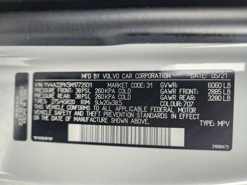 Certified 2021 Volvo XC90 T6 Momentum w/ Advanced Package image 26