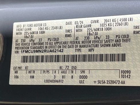 Used 2024 Ford Escape ST-Line AWD/4WD image 29