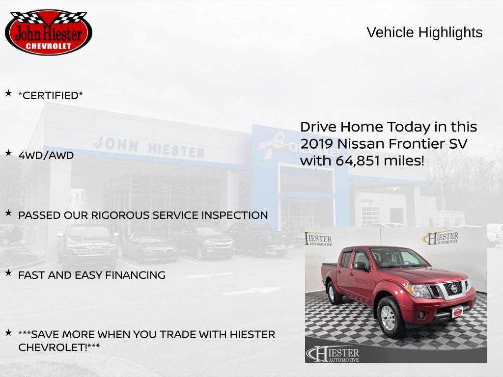 Used 2019 Nissan Frontier SV AWD/4WD image 5