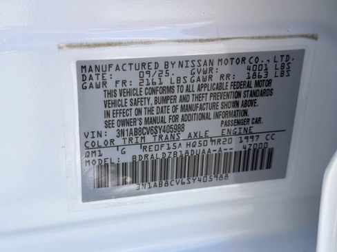 Certified 2025 Nissan Sentra SV w/ All-Weather Package FWD image 33