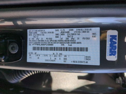 Used 2025 Ford F150 Tremor w/ Bed Utility Package AWD/4WD image 36