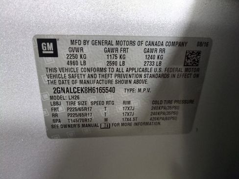 Used 2017 Chevrolet Equinox LT w/ Convenience Package FWD image 29