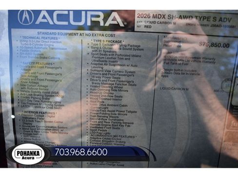 New 2026 Acura MDX Type S image 42