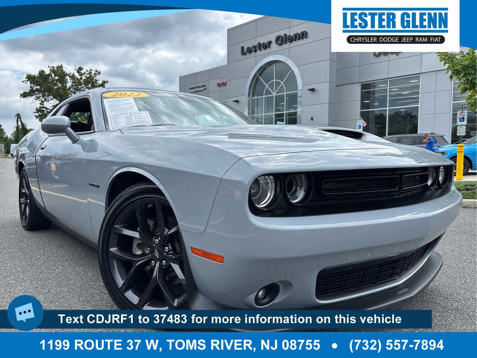 Certified 2022 Dodge Challenger R/T w/ Plus Package RWD image 1