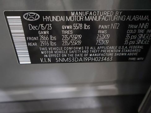 Used 2023 Hyundai Santa Fe SEL Premium AWD/4WD image 50