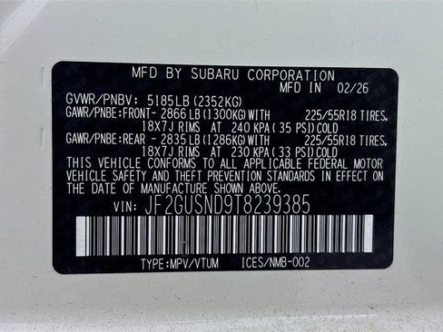 New 2026 Subaru Crosstrek 2.5i Limited AWD/4WD image 32
