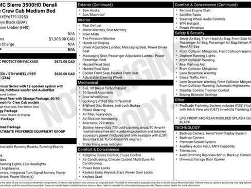 Used 2026 GMC Sierra 3500 Denali Ultimate w/ LPO, GMC Protection Package AWD/4WD image 36