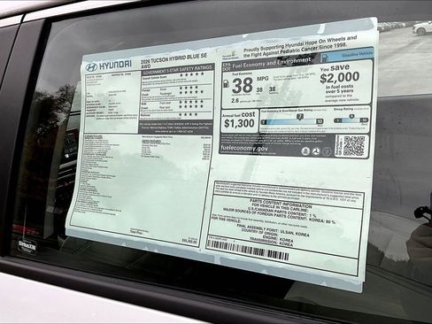 New 2026 Hyundai Tucson Blue SE image 16