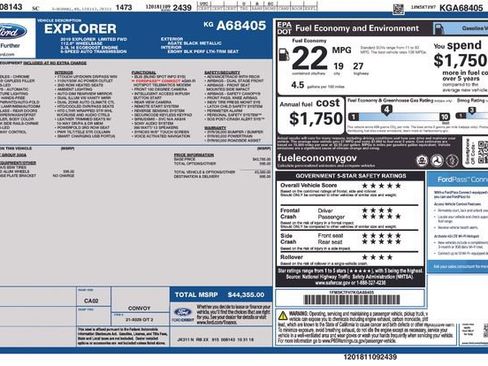 Used 2019 Ford Explorer Limited image 30