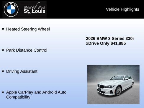 Used 2026 BMW 330i xDrive Sedan AWD/4WD image 17